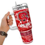 customized nc state wolfpack honey streaks red curved tumbler best selling.webp