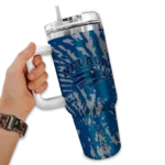 customized nevada wolf pack burst swirl blue curved tumbler best selling.webp