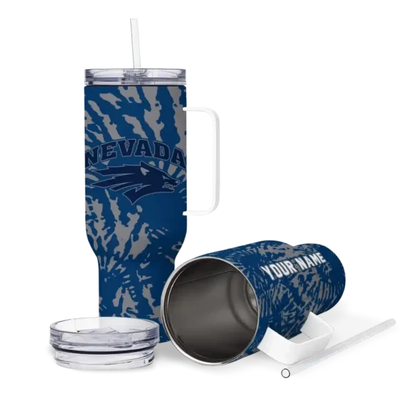 customized nevada wolf pack burst swirl blue curved tumbler high quality.webp