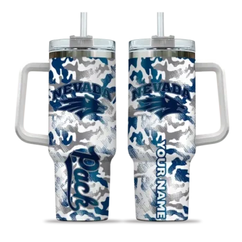 customized nevada wolf pack camo mashup blue white curved tumbler best selling.webp