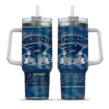 customized nevada wolf pack honey streaks blue curved tumbler best selling.webp