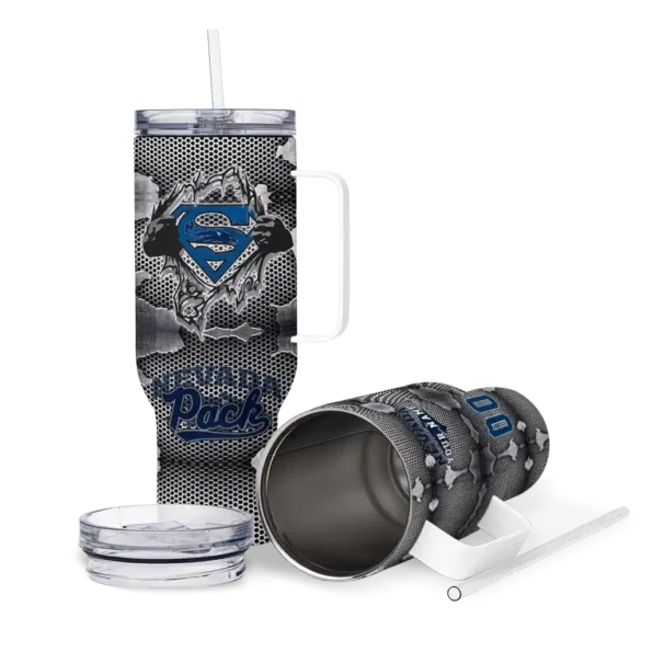 customized nevada wolf pack superman shield blue gray curved tumbler high quality.webp