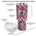 customized-new-mexico-state-aggies-chevron-angle-crimson-curved-tumbler-best-selling.webp