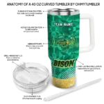 customized-north-dakota-state-bison-geometric-prism-green-curved-tumbler-best-selling.webp
