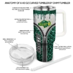 customized-north-dakota-state-bison-leopard-zipper-green-curved-tumbler-best-selling.webp
