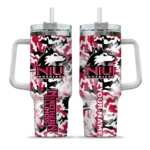 customized northern illinois huskies camo mashup red white curved tumbler best selling.webp