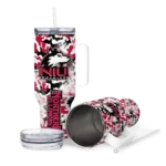 customized northern illinois huskies camo mashup red white curved tumbler best selling.webp