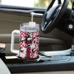 customized northern illinois huskies camo mashup red white curved tumbler best selling.webp