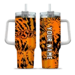 customized oklahoma state cowboys burst swirl orange curved tumbler best selling.webp