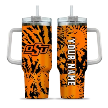 customized oklahoma state cowboys burst swirl orange curved tumbler best selling.webp