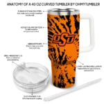 customized oklahoma state cowboys burst swirl orange curved tumbler best selling.webp