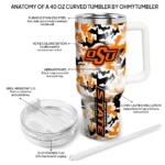 customized oklahoma state cowboys camo mashup orange white curved tumbler best selling.webp