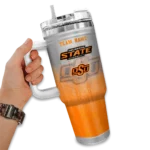customized oklahoma state cowboys gradient dots orange curved tumbler best selling.webp