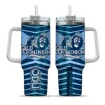 customized old dominion monarchs chevron layers blue curved tumbler best selling.webp