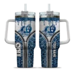 customized old dominion monarchs leopard zipper blue curved tumbler best selling.webp