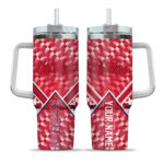 customized ole miss rebels chevron angle red curved tumbler best selling.webp