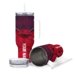 customized ole miss rebels chevron stripe red curved tumbler best selling.webp