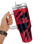 customized ole miss rebels claw cut red black curved tumbler best selling.webp