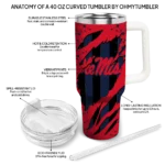 customized ole miss rebels claw cut red black curved tumbler best selling.webp