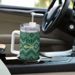 customized oregon ducks bold diamonds green curved tumbler best selling.webp