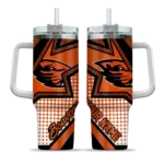 customized oregon state beavers arrow burst orange curved tumbler best selling.webp