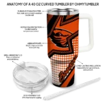 customized oregon state beavers arrow burst orange curved tumbler best selling.webp