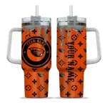 customized oregon state beavers bullseye drips orange curved tumbler best selling.webp