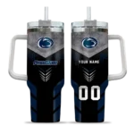 customized penn state nittany lions arrow armor blue black curved tumbler best selling.webp