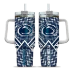 customized penn state nittany lions chevron angle blue curved tumbler best selling.webp