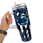 customized penn state nittany lions claw cut blue black curved tumbler best selling.webp