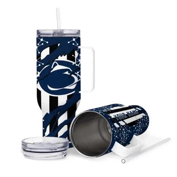 customized penn state nittany lions claw cut blue black curved tumbler high quality.webp