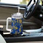 customized pittsburgh panthers burst swirl royal blue curved tumbler best selling.webp