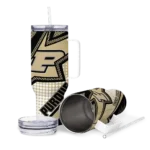 customized purdue boilermakers arrow burst gold curved tumbler best selling.webp