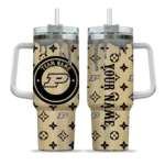 customized purdue boilermakers bullseye drips gold curved tumbler best selling.webp