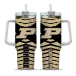 customized purdue boilermakers chevron layers gold curved tumbler best selling.webp