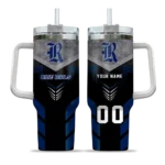 customized rice owls arrow armor navy blue black curved tumbler best selling.webp