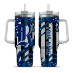 customized rice owls claw cut navy blue black curved tumbler best selling.webp