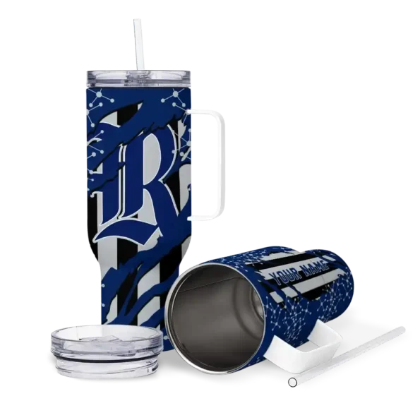 customized rice owls claw cut navy blue black curved tumbler high quality.webp