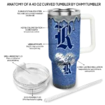customized rice owls heart helmet motif navy blue curved tumbler best selling.webp