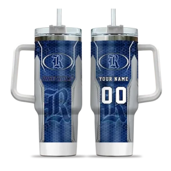 customized rice owls hexagon armor navy blue curved tumbler best selling.webp
