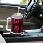 customized san diego state aztecs hexagon armor red curved tumbler best selling.webp