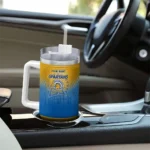 customized san jose state spartans gradient dots blue curved tumbler best selling.webp