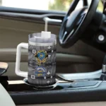 customized san jose state spartans superman shield blue gray curved tumbler best selling.webp