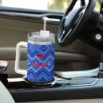 customized smu mustangs bold diamonds blue curved tumbler best selling.webp