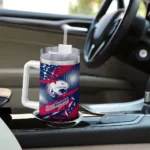 customized south alabama jaguars abstract paths blue curved tumbler best selling.webp