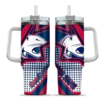 customized south alabama jaguars arrow burst blue curved tumbler best selling.webp