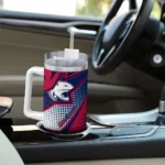customized south alabama jaguars arrow burst blue curved tumbler best selling.webp