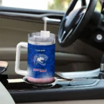 customized south alabama jaguars geometric prism blue curved tumbler best selling.webp