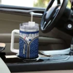 customized south alabama jaguars leopard zipper blue curved tumbler best selling.webp