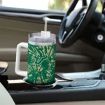 customized south florida bulls burst swirl green curved tumbler best selling.webp